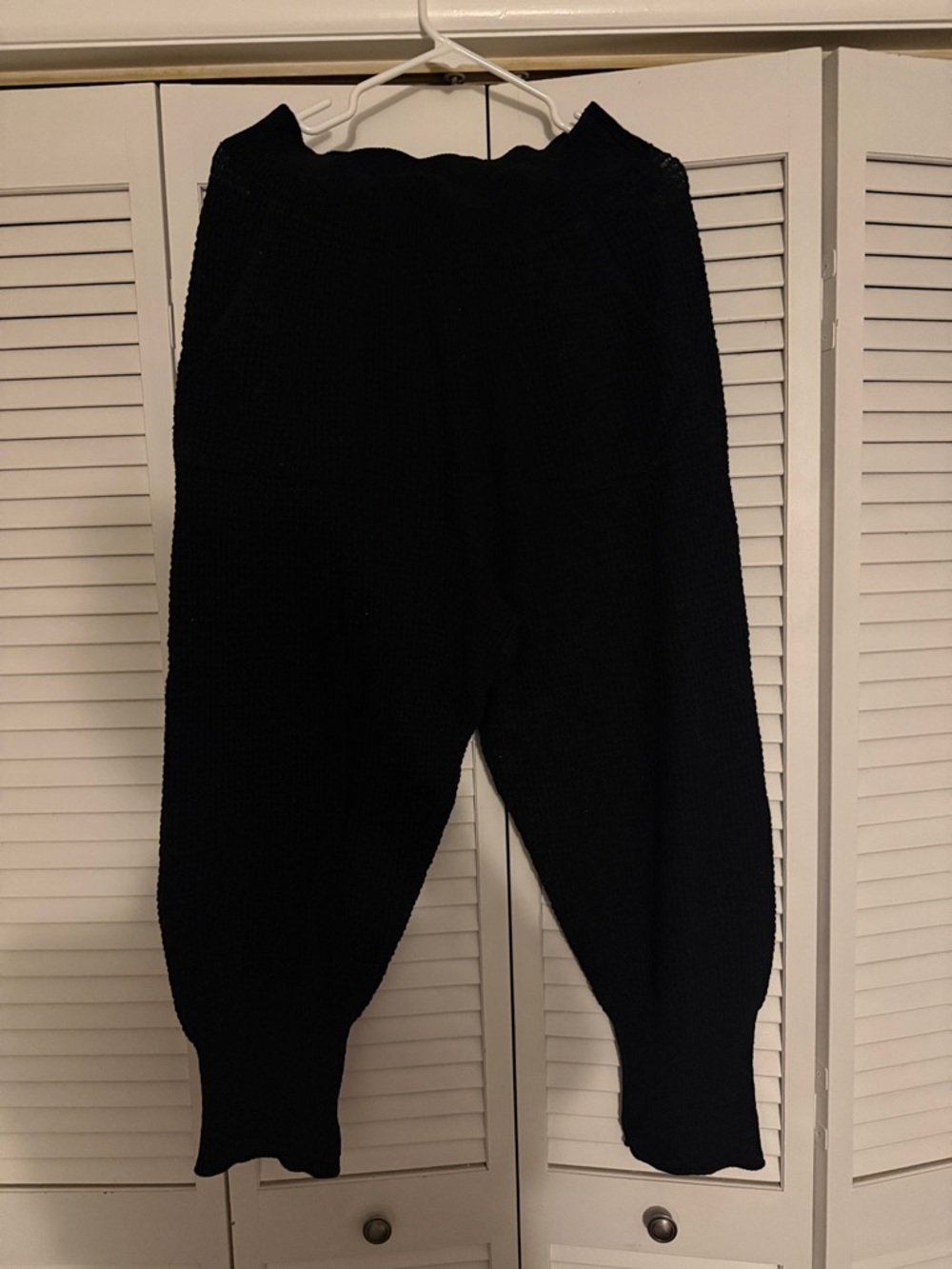 Intimately Free People Black Knit Cozy Lounge Pants